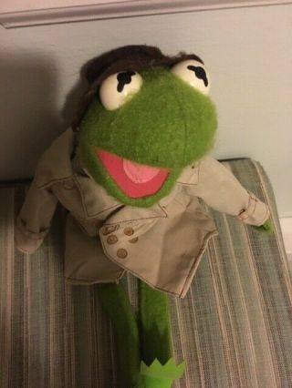 Vintage Kermit The Frog Plush 1981 The Muppets Fisher - Price Toys Jim Henson 857