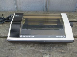 Commodore Mps - 801 Dot Matrix Printer C64 C128 A0589