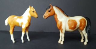 Vintage Breyer Horses Ponies Shetland 801 And Stormy Misty 