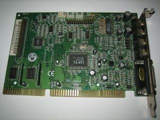 Isa Opti 930 Sound Blaster Compatible Sound Card With Game Port & Spk Amp