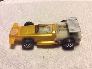 Vintage 1971 Hot Wheels Redline Sizzlers - March Formula 1 In Yellow - Runs