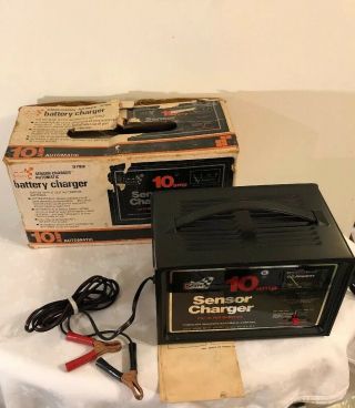 Vintage Sears 10 Amp 12 Volt Fully Automatic Battery Charger - Great