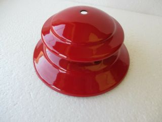 Vtg Coleman 200a Gas Red Camping Lantern Vent /ventilator Hood Cap Lid Top