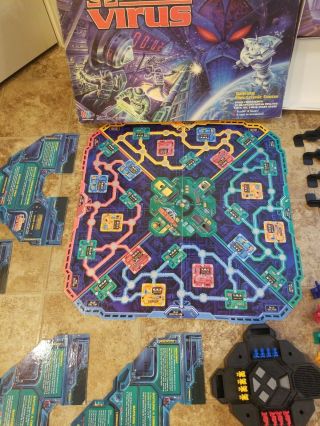 Vintage 1992 The Omega Virus Board Game Milton Bradley Great 3