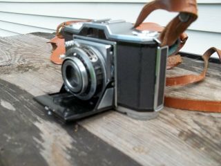Vintage Film Camera 522/24 Zeiss Ikon Germany Ikonta Compur Rapid 1:2.  8/45