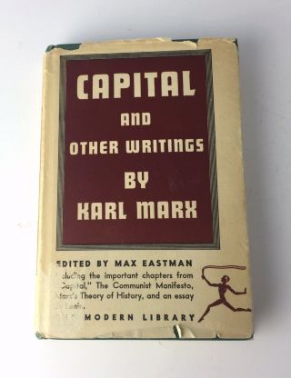 Karl Marx Modern Library Hc Ed Capital & Other Writings The Communist Manifesto