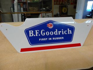 Vintage " B.  F.  Goodrich " Metal Advertising Sign,  (nos)
