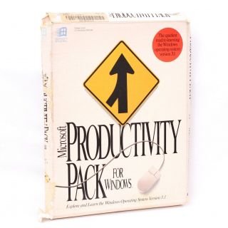 Microsoft Productivity Pack For Windows 3.  1 (3.  5” Floppy Disks)