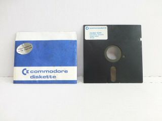 Commodore 64 Model 1541 Test/demo Diskette Floppy Disc Vintage Software