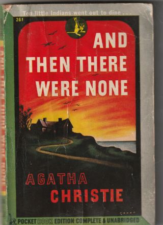 And Then There Were None - Agatha Christie - 1st Pb Ed - Pocket Books 261 - 1944
