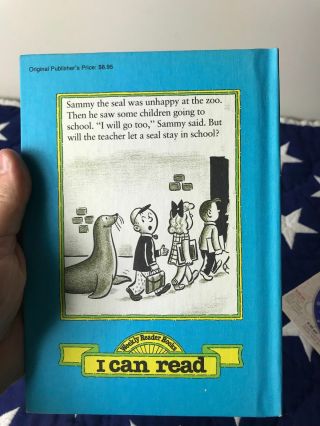 Vintage 1959 Children ' s Book: SAMMY THE SEAL by Syd Hoff Ed.  Hardcover 2