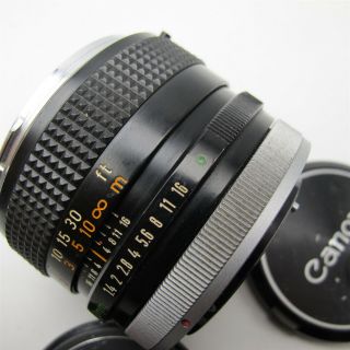 Vtg CANON 50mm F/1.  4 FD mount Camera lens Japan made 6
