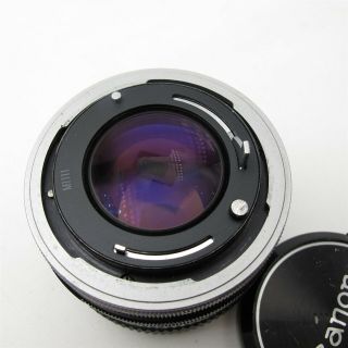 Vtg CANON 50mm F/1.  4 FD mount Camera lens Japan made 7