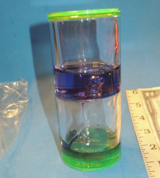 Unique IBM Floating Liquid Motion Oil Hourglass Timer Sensory Toy Desk Decor 5
