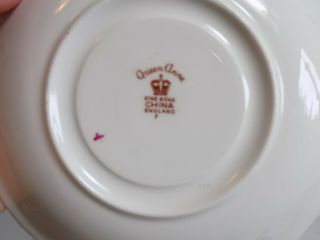 Vintage Queen Anne,  Bone China,  Cup and Saucer,  England, 8