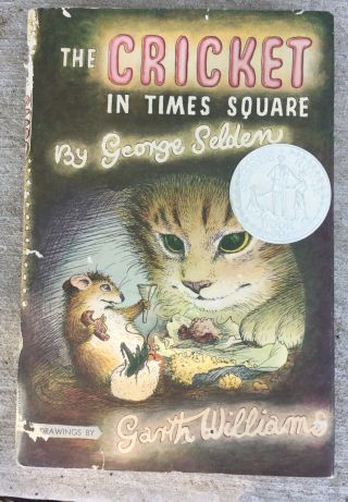 The Cricket In Times Square By George Selden Signed Hardcover First Edition