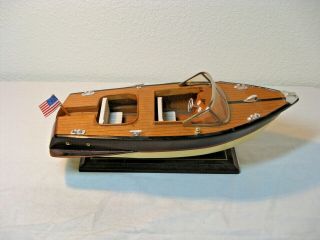 Chris Craft Vintage Speed Boat Hand Made Model (dealer Display,  Sample ?) Ds7031