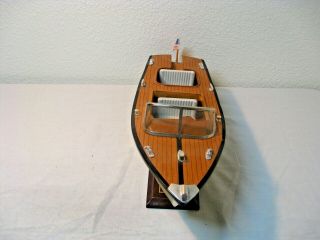 Chris Craft Vintage Speed boat Hand Made Model (Dealer Display,  Sample ?) DS7031 3