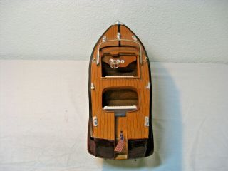 Chris Craft Vintage Speed boat Hand Made Model (Dealer Display,  Sample ?) DS7031 4