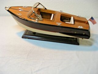Chris Craft Vintage Speed boat Hand Made Model (Dealer Display,  Sample ?) DS7031 5