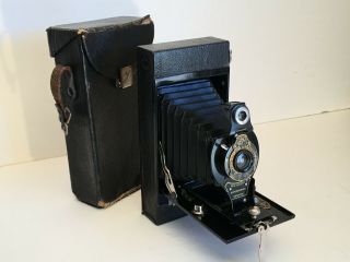 Kodak No 2 Folding Autographic Brownie In Case,  C1915 - 26,