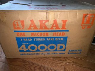AKAI GX - 4000D Stereo Reel to Reel Tape Player/Recorder - / 3