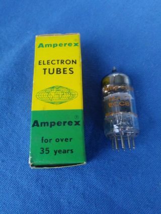 Amperex / Mullard 12at7 Tube Nos 12at7 Ecc81 Great Britain Vintage Tube