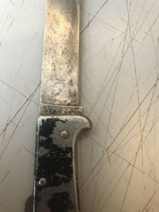 Vintage German WWII Knife Dagger Blade K55K Solingen Kaiser 3
