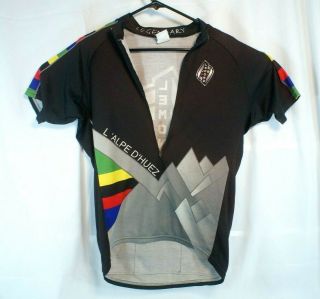 Greg LeMond Cycling Jersey Vintage World Champion Tour de France Pit to Pit 20 