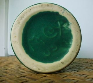 Vintage McCoy Matte Green American Arts and Crafts Pottery Vase 9 