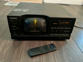 Vintage Pioneer Pd - F906 101 Disc Cd Player Changer W/ Remote