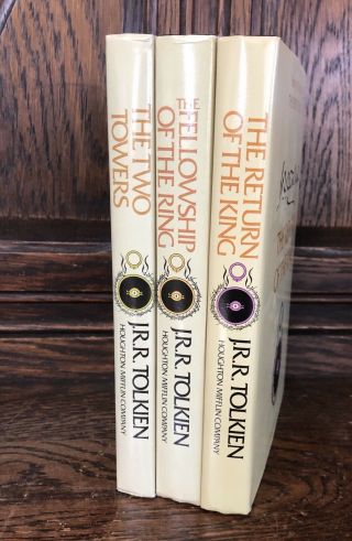 Lord Of The Rings,  Three Volumes,  Hardcover,  Vintage,  Book Club Edition