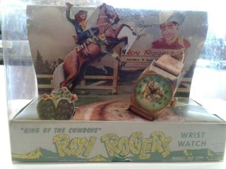 Vintage Roy Rogers & Trigger Wind Up Cowboy Character Watch