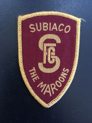 Vintage Wafl Subiaco Maroons Football Club Patch