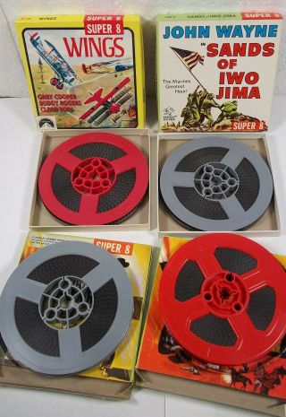 10 Vtg 8 Mm Home Movie Films Classics W Boxes Family Westerns Etc