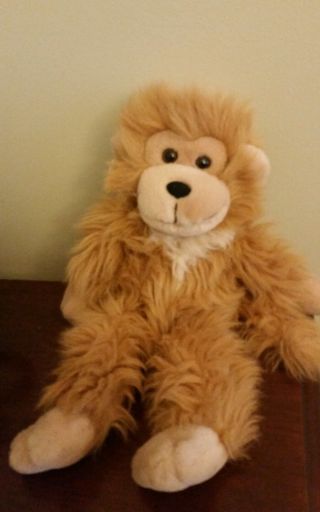Vintage Russ Plush Zoo - Zoo Monkey Stuffed Toy 14 " Tall Animal