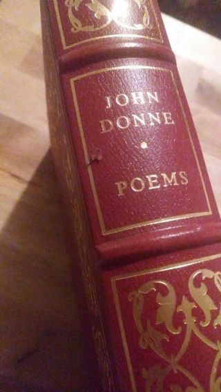 John Donne - Poems - Franklin Library Leather - 100 Greatest Books Of All Time