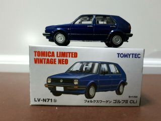 Tomytec Tomica Limited Vintage Neo Lv - N71b Volkswagen GolfⅡ Cli