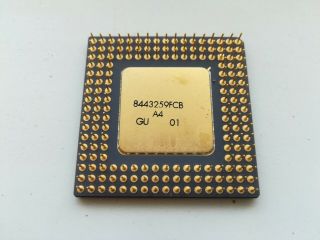 Intel A80486DX2 - 50,  SX912,  Intel 486 DX2 - 50,  Vintage CPU,  GOLD,  TOP 2