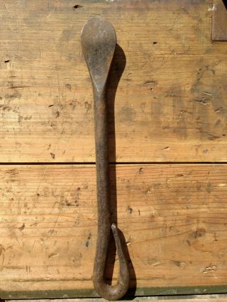 Vintage Dunlop Tyre Lever 13 " Spoon Type Classic Car Tool Kit Motorcycle
