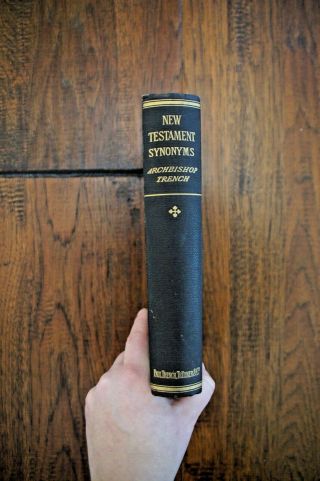 1901 R C TRENCH Synonyms of the Testament SPURGEON RECOMMEND 2