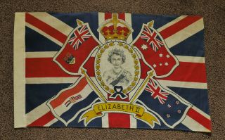 1953 Royal Vintage British Union Jack Flag