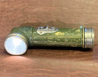 Official Boy Scout Flashlight 1960s Vintage Usalite Right Angle Code Button