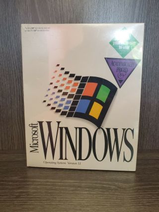 Microsoft Windows Os Version 3.  1 Vintage