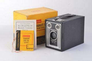 - Boxed Kodak Brownie Target Six - 20 W/tag,  Instr. ,  Very,  Collector