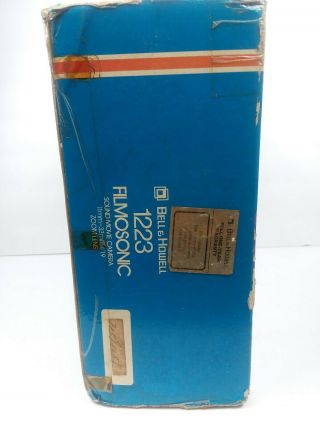 Vintage Bell & Howell Filmosonic 8 Sound Movie Camera 1223 - COMPLETE 2