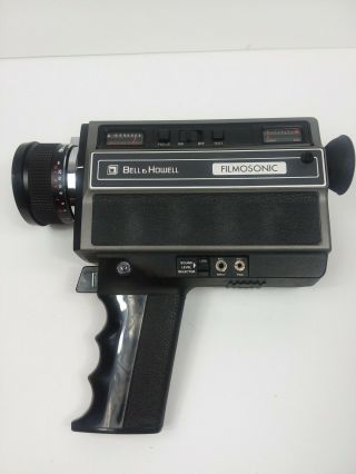 Vintage Bell & Howell Filmosonic 8 Sound Movie Camera 1223 - COMPLETE 6