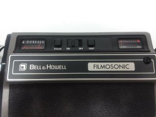 Vintage Bell & Howell Filmosonic 8 Sound Movie Camera 1223 - COMPLETE 7