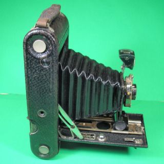 Vintage Kodak No.  1A Autographic Junior Folding Camera w/ Bausch & Lomb f/4 Lens 4