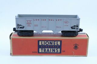 Vintage Lionel O Gauge No.  6456 Lehigh Valley Hopper Car W/ Box